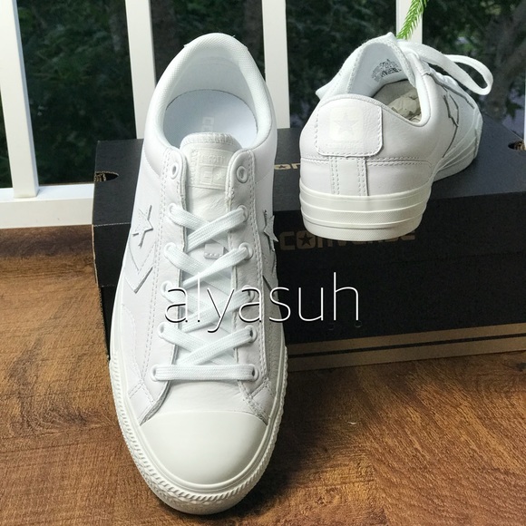 NWT Converse Ctas HI Player OX White M AUTHENTIC - Picture 4 of 8